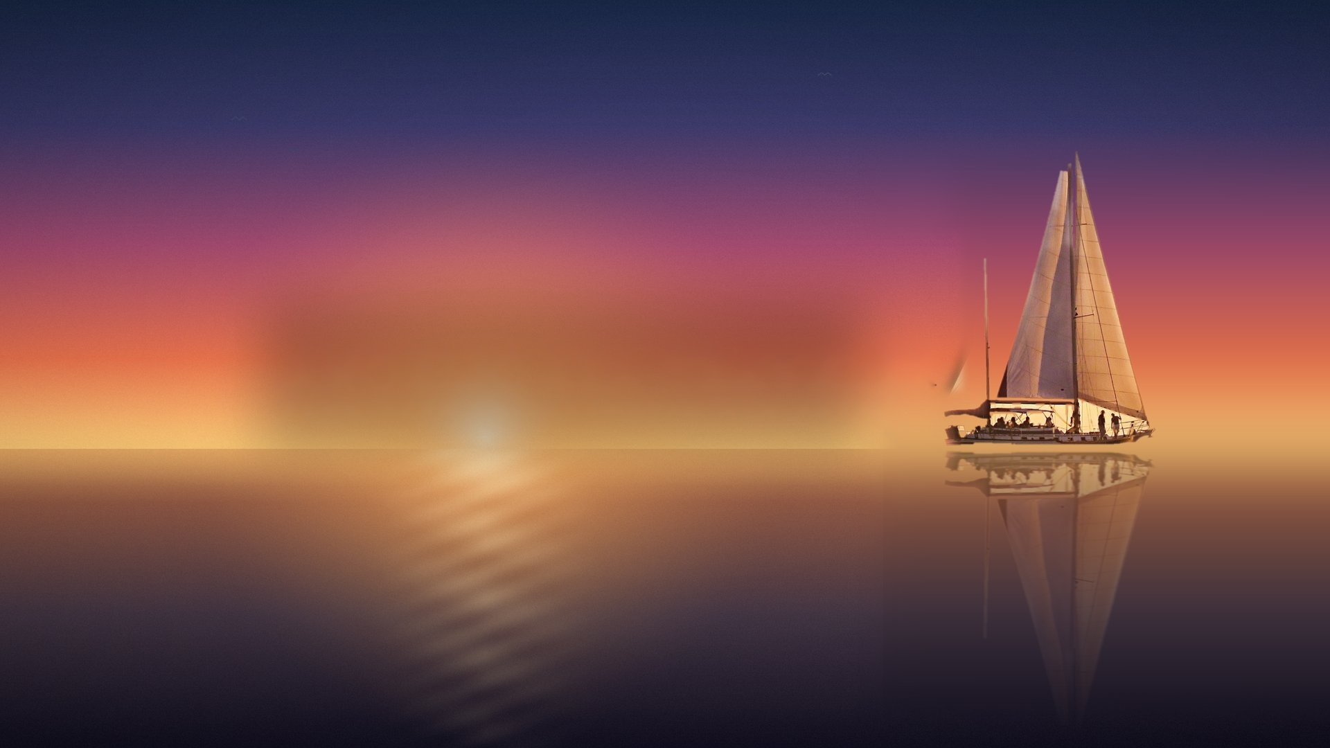 Angelic Sea Traveler — From Zero to Bluewater and Beyond, sailboat at golden hour